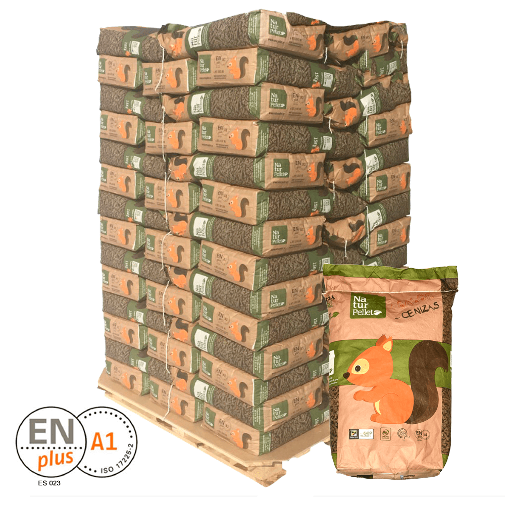 Naturpellet – Palé de 70 sacos de 15 kg